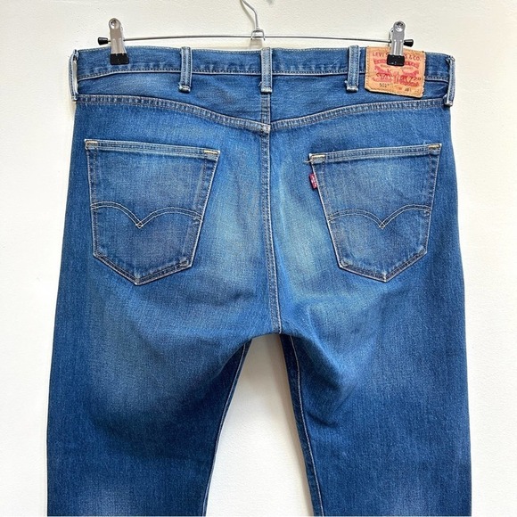 Levi's 501 Original Fit Button Fly Anchor Stretch Straight Jeans, Size 38x32 - Picture 5 of 11